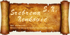 Srebrena Nenković vizit kartica